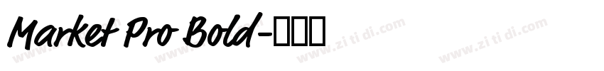 Market Pro Bold字体转换